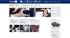 Desktop Screenshot of odbory-online.cz