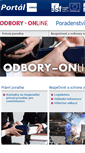 Mobile Screenshot of odbory-online.cz